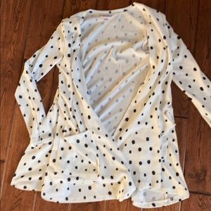 Lularoe polka dot Caroline